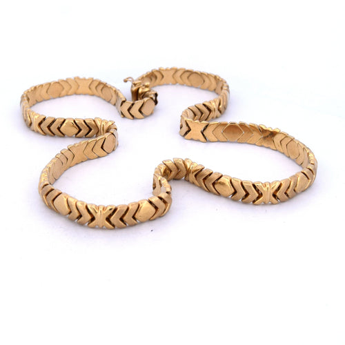 Collier vintage en or jaune