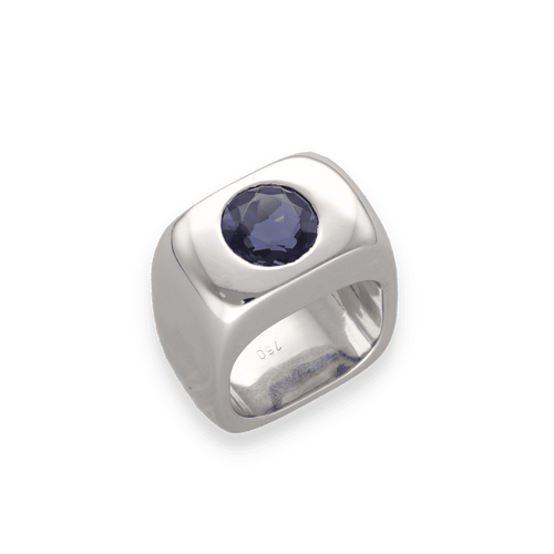 Bague 46 Bague Dinh Van Margot – Or Gris 18k – Améthyste – Vers 1990 – Taille 46 58 Facettes FB11040