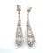 Boucles d'oreilles Boucles d'oreilles en platine avec diamants 58 Facettes