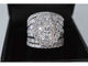 Bague 54 Bague en or blanc sertie de diamants 58 Facettes 2042
