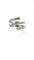 Bague 55 Bague spirale en or blanc 18 carats et diamants 58 Facettes