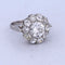 Bague 52 Bague ancienne en or blanc avec diamant 58 Facettes