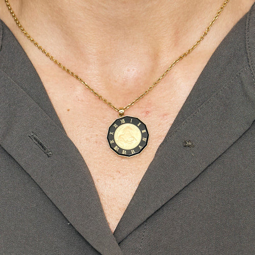 Pendentif Pendentif Porte pièce Or Jaune 58 Facettes LP1288/3