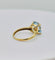 Bague 50 Bague en or avec topaze bleu clair 58 Facettes
