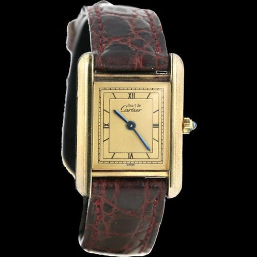 Montre Cartier Montre Tank Vermeil 58 Facettes MT44890