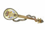 Broche Broche mandoline ornée de diamants, de rubis et de perles, de style victorien français 58 Facettes 14185-0013