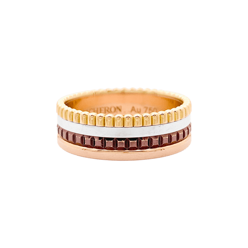 Bague 56 Bague Boucheron, "Quatre Classique Small", 3 ors, PVD. 58 Facettes 34643