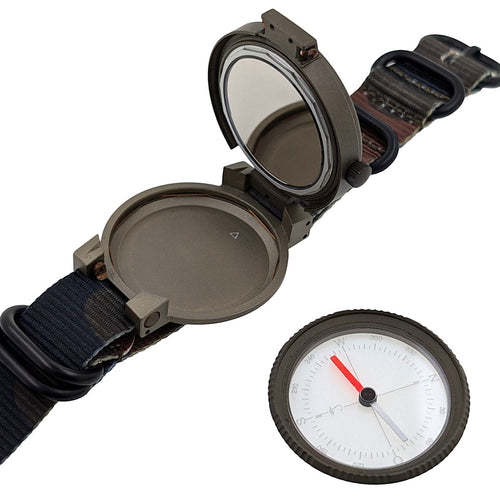 Montre IWC Schaffhausen Nato Olive Porsche Design Compass 1st Version IW 3510 Circa 1978 58 Facettes