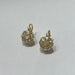 Boucles d'oreilles Dormeuses diamants taille ancienne or jaune 58 Facettes