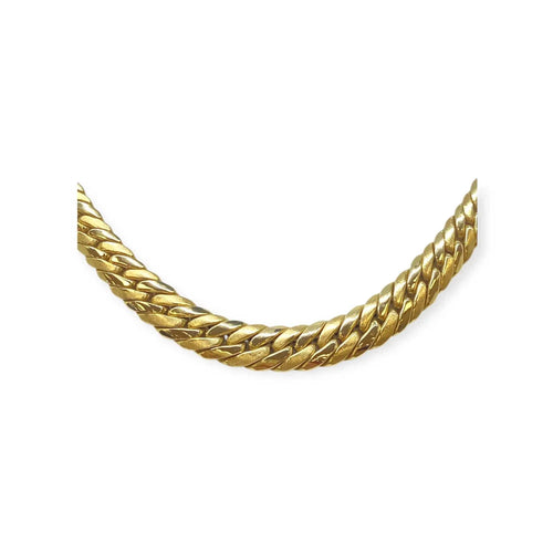 Collier Collier maille anglaise en or jaune 58 Facettes 330080095