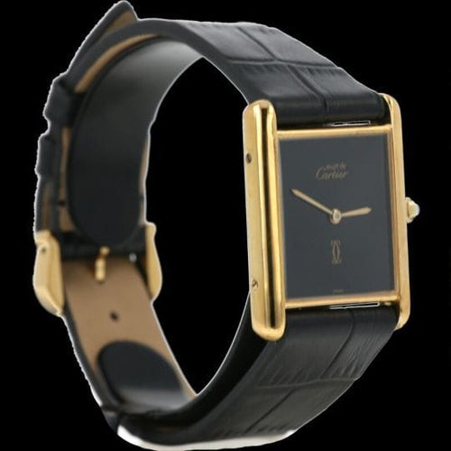 Montre Cartier Montre Tank Vermeil 58 Facettes MT43314