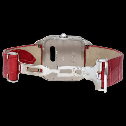 Montre Cartier Montre Santos Dumont Or Blanc 18K 58 Facettes MT36316