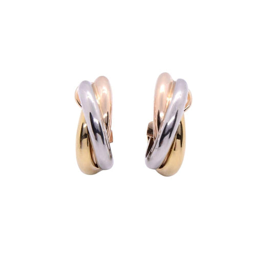 Boucles d'oreilles Cartier, boucles d’oreilles Trinity 58 Facettes 157