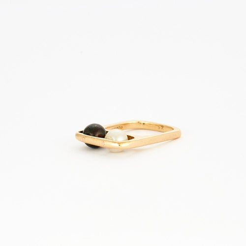 Bague 52 PIERRE CARDIN - BAGUE VINTAGE TOI ET MOI 58 Facettes M8620