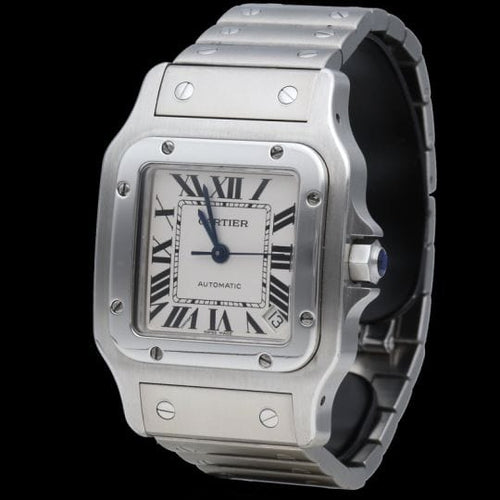 Montre Cartier Montre Santos Galbée Xl 58 Facettes MT42995