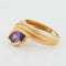 Bague 52 Bague Or Jaune - Améthyste Marquise et Diamants 58 Facettes RÉF 11316/10