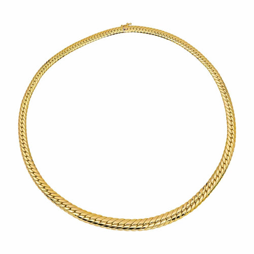 Collier Collier Maille anglaise Or jaune 58 Facettes 4815035CN