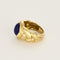 Bague 49 VAN CLEEF & ARPELS - Rare Bague en Or jaune tressé et lapis lazuli 58 Facettes 58FC8-1