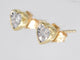 Boucles d'oreilles Boucles d'oreilles en or avec un diamant taille brillant en forme de cœur 58 Facettes 2099
