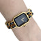 Montre Montre Chanel, "Première", plaqué or, cuir. 58 Facettes 35027