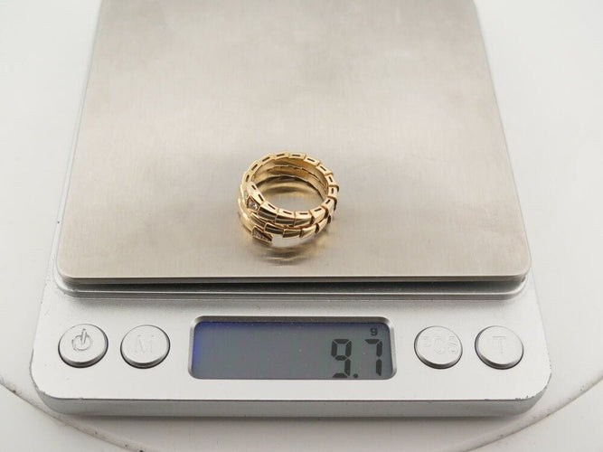 Bague 52 bague BULGARI serpenti viper diamants 357878 en or jaune 18k t52 58 Facettes 267760