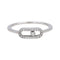 Bague 51 Messika Bague Move Uno Or blanc Diamant 58 Facettes 4993415CN