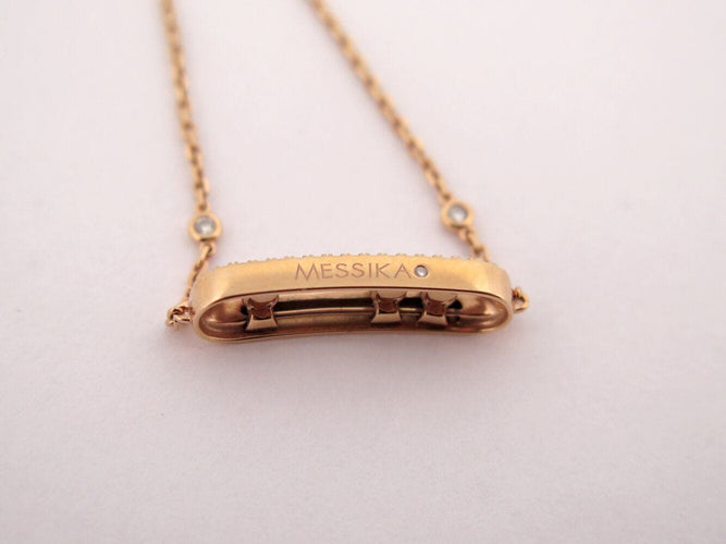 Bracelet bracelet MESSIKA baby move pave 04325 t13-14 en or rose 18k diamants 58 Facettes 270292