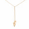 Collier Ginette NY Collier Négligé Mrs Joe Mini Lariat Or rose 58 Facettes 2678596CN