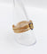 Bague 61.5 Bague semainier victorienne fleur en or rose 18k et émail bleu 58 Facettes A06639