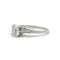 Bague 53 Solitaire - Platine et diamants 58 Facettes 1039