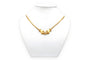 Collier Collier contemporain en or jaune 18 carats et diamants "taille" brillant (+-0.234ct) 58 Facettes 22733