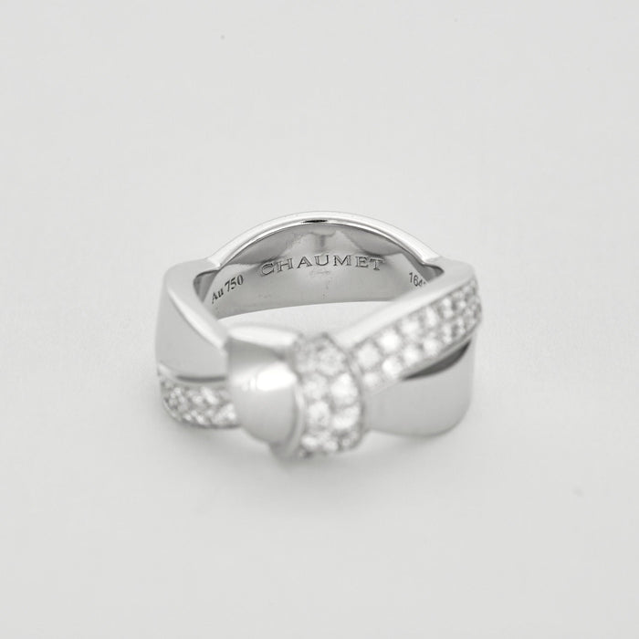 CHAUMET - Bague Chaumet Liens Séduction or blanc diamants