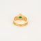 Bague 52 Bague Van Cleef & Arpels vintage en or jaune et émeraude 58 Facettes