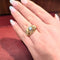 Bague 55 Bague en or jaune et diamant 58 Facettes 30295