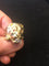 Bague 59 Bague Lion Or Diamant Rubis 58 Facettes