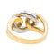 Bague 57 Bague Or jaune, Or blanc Diamant 58 Facettes 3516098CN