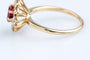 Bague 56 Bague or jaune, rubis et diamants  – 1,09 ct de rubis & 0,25 ct de diamants 58 Facettes BG-1400055-107