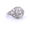 Bague 57 BAGUE LIBERTY EN OR BLANC 18 KT - DIAMANT 1,40 CT 58 Facettes