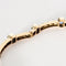 Bracelet jonc ouvrant en or jaune et argent, diamants et saphirs 58 Facettes 230460