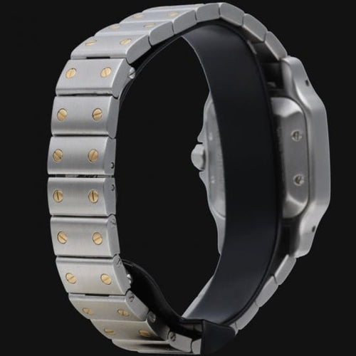 Montre Cartier Montre Santos De Cartier Galbee Pm 58 Facettes MT42393