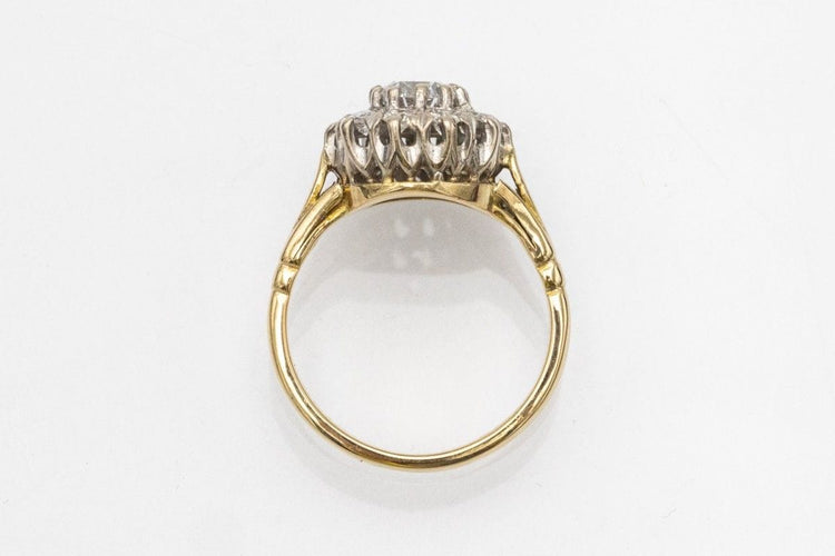 Bague 52 Bague unique en or jaune et diamants, Royaume-Uni, vers 1989 58 Facettes 10669