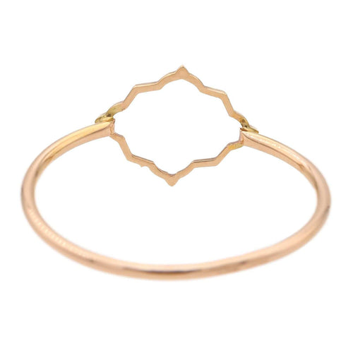 Bague 53 Bague Transparence Or rose 58 Facettes 578920RV