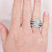 54 MESSIKA ring - Meli Melo ring in white gold and diamonds 58 Facettes 232