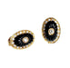 Boucles d'oreilles Boucles d’oreilles or jaune, onyx et diamants 58 Facettes