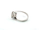 Bague en or blanc avec diamants
