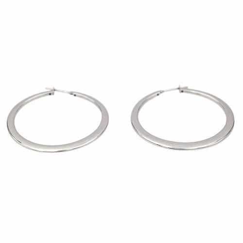 Boucles d'oreilles Boucles d'oreilles Créoles Or blanc 58 Facettes 3849279CN