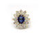 Bague 52 Bague Marguerite - Or jaune, Diamants & Saphir 58 Facettes 250371R