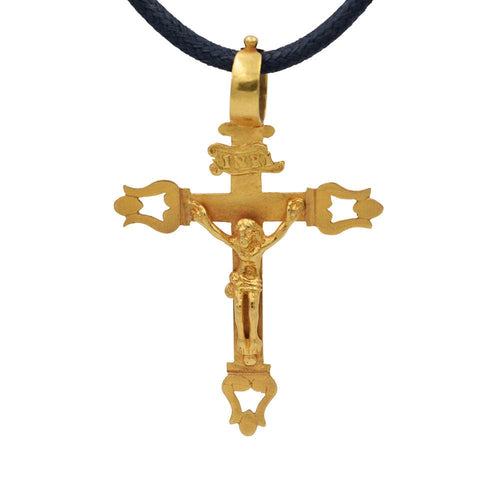 Pendentif Pendentif Croix - Epoque XIXe siècle 58 Facettes