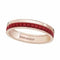 Bague 52 BOUCHERON - Bague Quatre or rose et céramique rouge 58 Facettes 101460