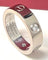 Bague 53 CARTIER Love, bague en or gris et diamant signée 58 Facettes 259221